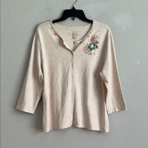 Linden hill embellished sequins cardigan Xl
